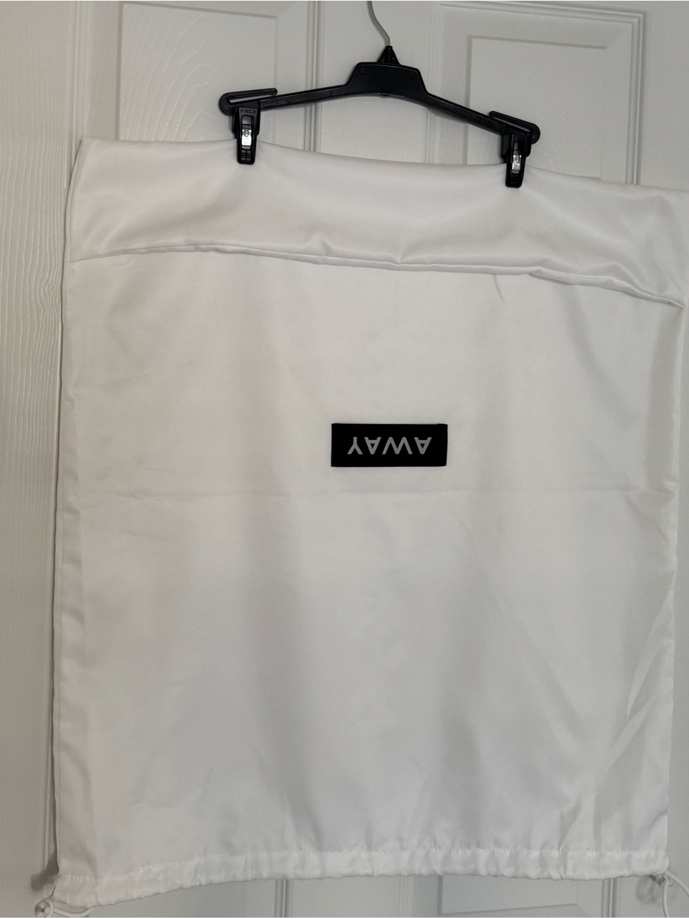 AWAY White Cloth Bag with Black Logo